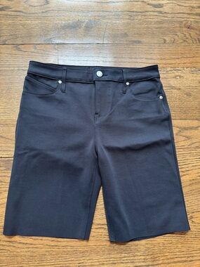 RTA Black Stretch Tailored Shorts Size 27 NWT